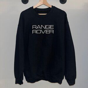Black Range Rover Land Rover Auto Classic Luxury Car Crewneck Sweatshirt